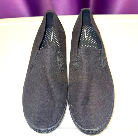 City Sneaks Non-Marking Slip On Black Shoes Size 9.5 - Picture 2 of 9